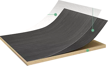 Antibacterial and antiviral laminate
